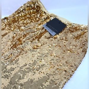 Women’s Sequin Skirt ,Gold Sequin Skirt , Mini Skirt
